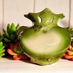 Small antique vase, made in Germany, gold accents, one tiny chip, last photo